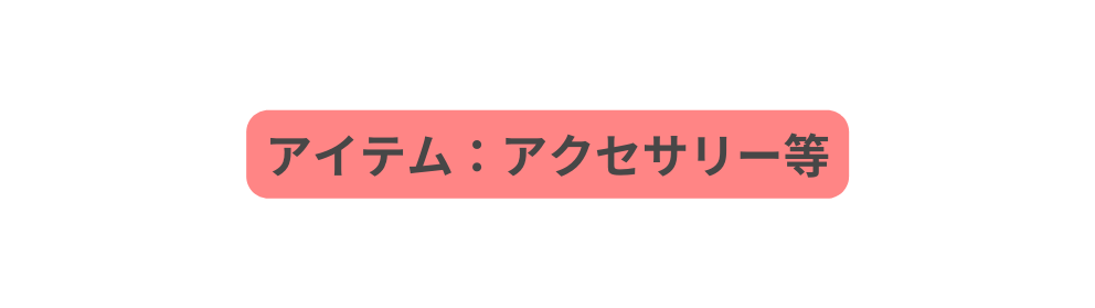 アイテム アクセサリー等